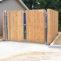 Commercial Wood Fence